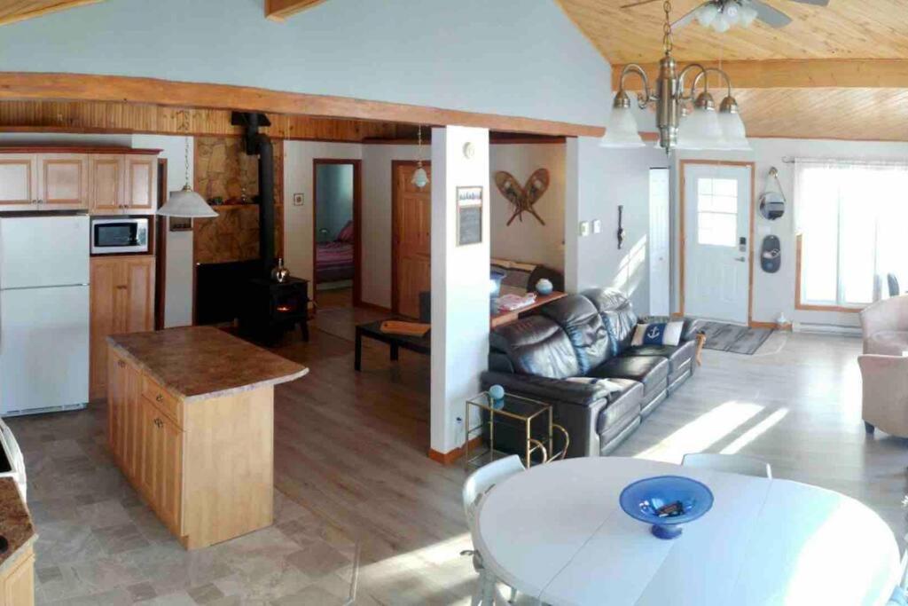 Le Chalet Bleu, Aux Pieds Des Monts-Valin Saint-David-de-Falardeau Zewnętrze zdjęcie